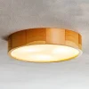 Cleo loftlampe, Ø 37,5 cm, 3 lyskilder, fyrretræ, E27^TEMAR LIGHTING Sale