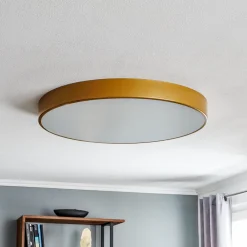 TEMAR LIGHTING Loftlamper>Cleo loftlampe, Ø 78 cm, IP20, guldfarvet, metal, E27