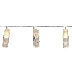 Clippy batteridrevet LED-foto-lyskæde, timer^STAR TRADING Online