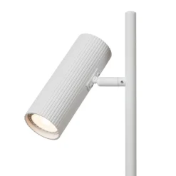 Clubs bordlampe, hoved kan drejes og roteres, hvid^Lucide Sale