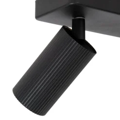 Lucide Clubs loftspot, 2 lyskilder, sort