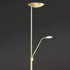 Cobra LED-uplight med læselampe i messing^ORION New