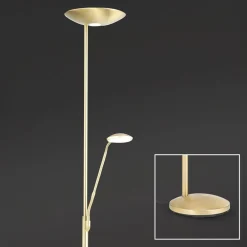 Cobra LED-uplight med læselampe i messing^ORION New