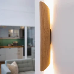 Elobra Væglamper>Colombia LED-væglampe, eg natur