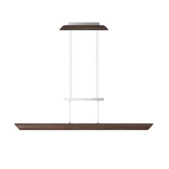 Colombia S LED-pendellampe, nøddetræ^Elobra