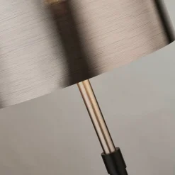 Column bordlampe, skærm i sort krom^Searchlight