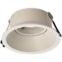 Mantra Iluminación Comfort indbygningslampe, rund, mat hvid