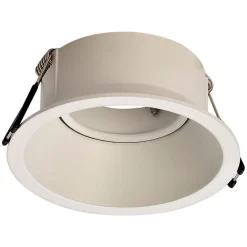 Mantra Iluminación Comfort indbygningslampe, rund, mat hvid