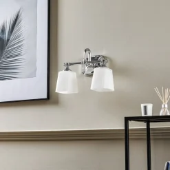 Concord bad- og spejllampe, 2 lyskilder^FEISS New