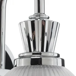 Cora LED-væglampe t. badev., glasskærm, 1 lyskilde^KICHLER