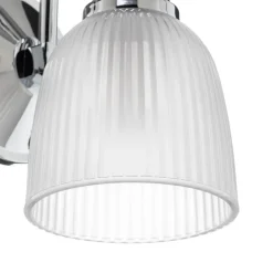 Cora LED-væglampe t. badev., glasskærm, 1 lyskilde^KICHLER