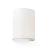 Cotton væglampe, buet, 20 x 15 cm, beige^FARO BARCELONA Online