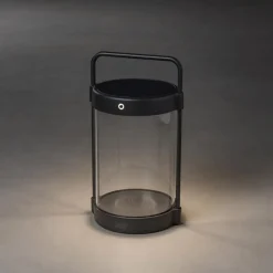 Crotone LED-solcellelygte, kan dæmpes, USB^Konstsmide