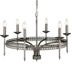 Elstead Lysekroner>Crown lysekrone, 6 lyskilder