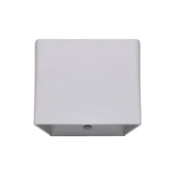 Näve Cube LED-væglampe, batteri, magnetisk, hvid