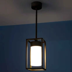 Cubic³ 3368 hængelampe antik messing/opal^Moretti Luce Discount