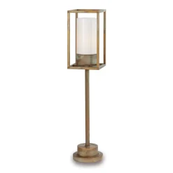 Cubic³ 3370 væglampe antik messing/opal^Moretti Luce Best