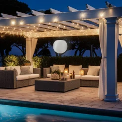 Nowodvorski Lighting Cumulus pendel til udendørs brug, Ø 60 cm