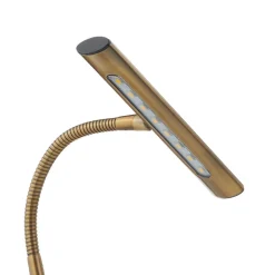 Curtis bøjelig LED-bordlampe, antik messing^Trio Lighting Best