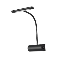 Curtis væglampe med fleksibel arm, dæmpbar, sort^Trio Lighting New