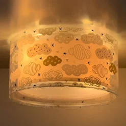 Børn Dalber Cloud Pink loftslampe, Ø 33 cm, rosa