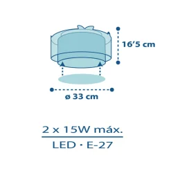 Little Jungle loftlampe, junglemotiv^Dalber Best
