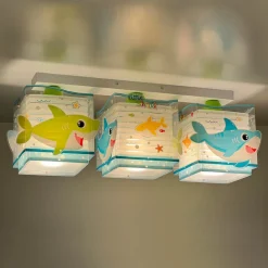 Little Shark loftlampe, havmotiv 3 lyskilde^Dalber Hot