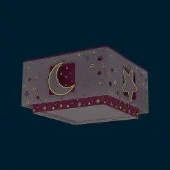 Moonlight loftlampe børneværelse, 1 lk pink^Dalber