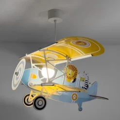 pendellampe Lion Plane, farverig, træ/plast^Dalber Outlet