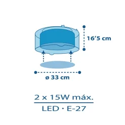 Børn Dalber Planets loftlampe med motiv af rummet