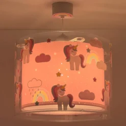 Dalber Pendellamper>Unicorns hængelampe t. børn enhjørningmotiv