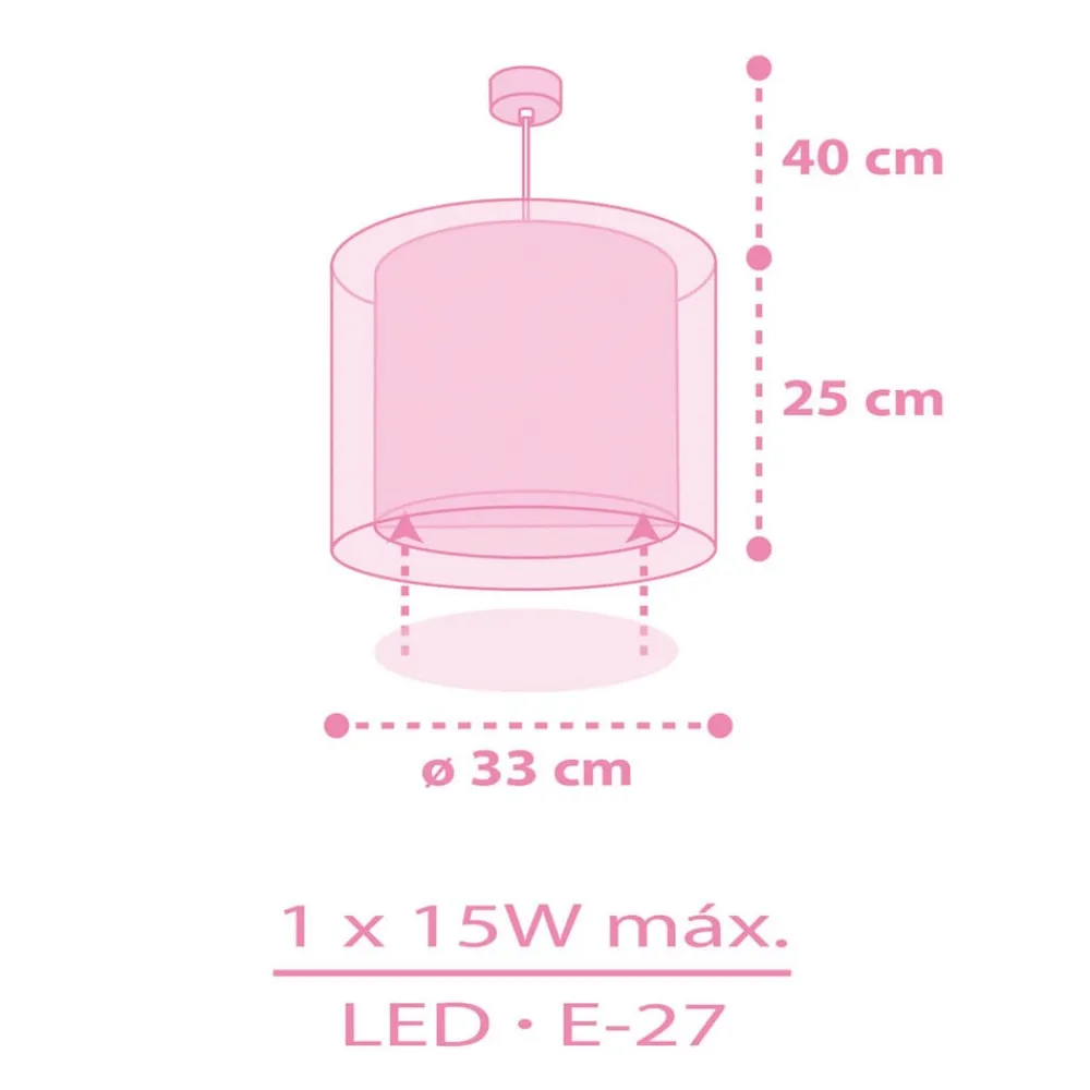 Dalber Pendellamper>Unicorns hængelampe t. børn enhjørningmotiv