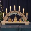STAR TRADING Julepynt|Vinduesdekoration>Dassel LED-adventsstage