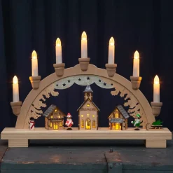 STAR TRADING Julepynt|Vinduesdekoration>Dassel LED-adventsstage