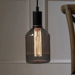 Decoled LED-pære E27 1 W 2.000 K røggrå^STAR TRADING