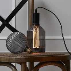 Decoled LED-pære E27 1 W 2.000 K røggrå^STAR TRADING