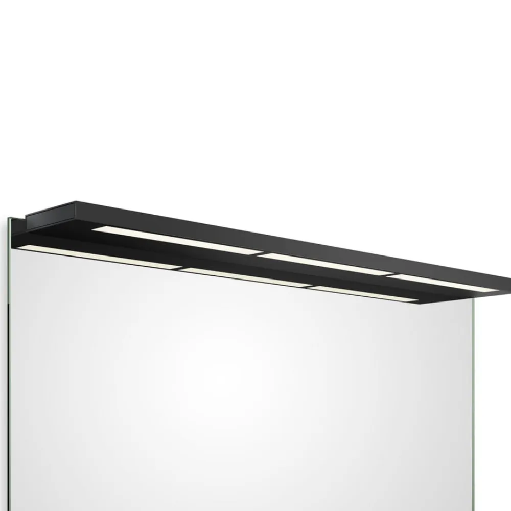 Slim 1-80 N LED-spejlampe sort^Decor Walther Online