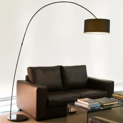 FARO BARCELONA Dekorativ PAPUA buelampe i sort