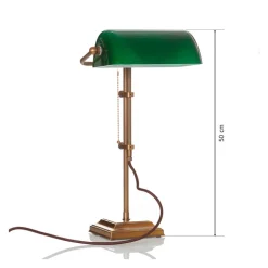 Den ægte banklampe TULSI^Berliner Messinglampen Online