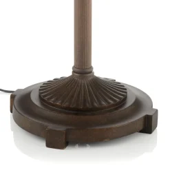 Clayre&Eef Diamond dekorativ gulvlampe med Tiffany-skærm