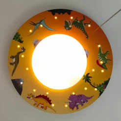 Børn Niermann Standby Dinos loftlampe med LED-stjernehimmel