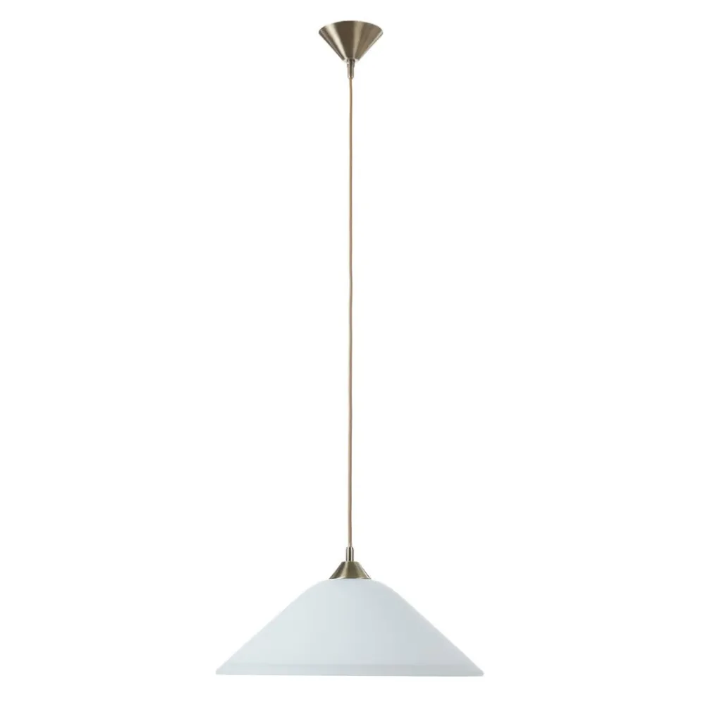 ORION Diskret LOISA opalglas pendellampe i antik m