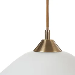 ORION Diskret LOISA opalglas pendellampe i antik m