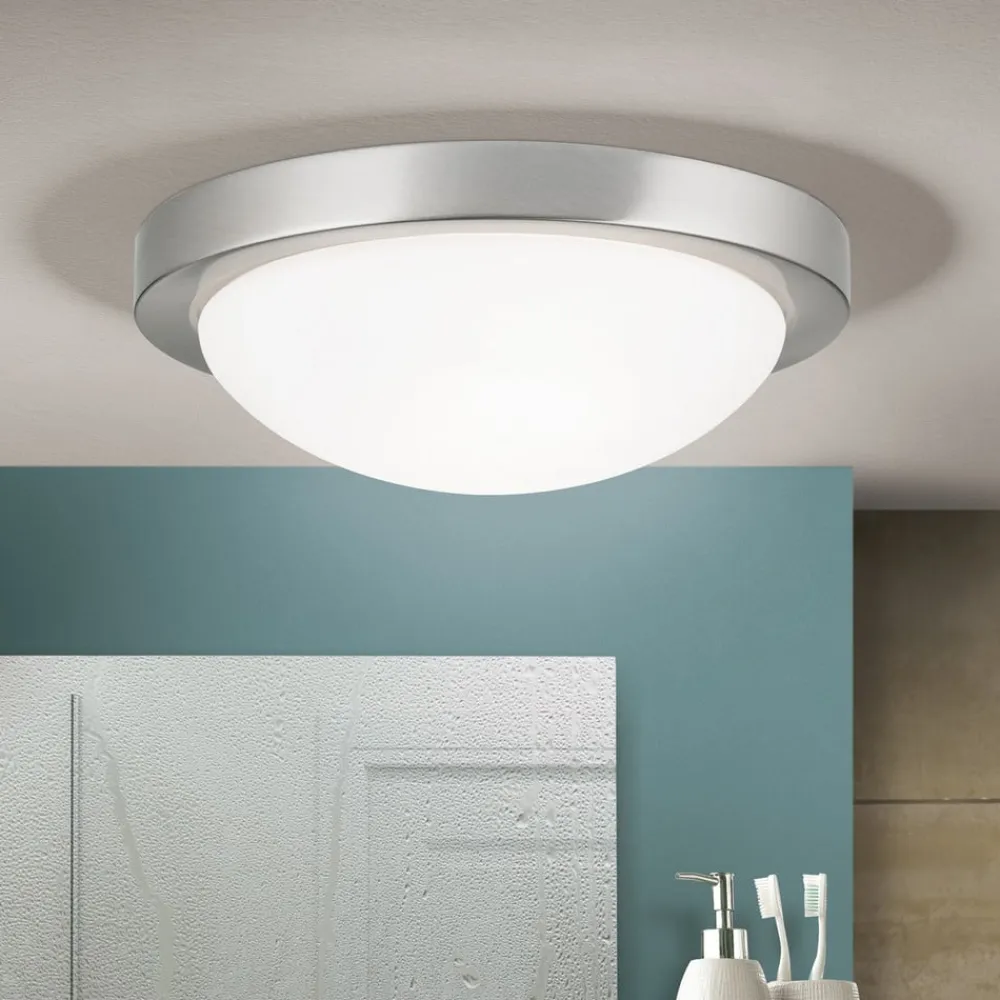 ORION Diskret MINEA loftlampe Ø 32 cm i nikkel