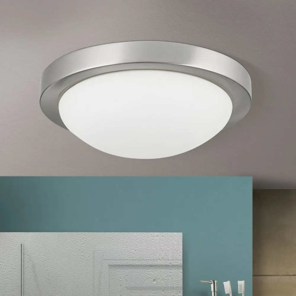 ORION Diskret MINEA loftlampe Ø 32 cm i nikkel