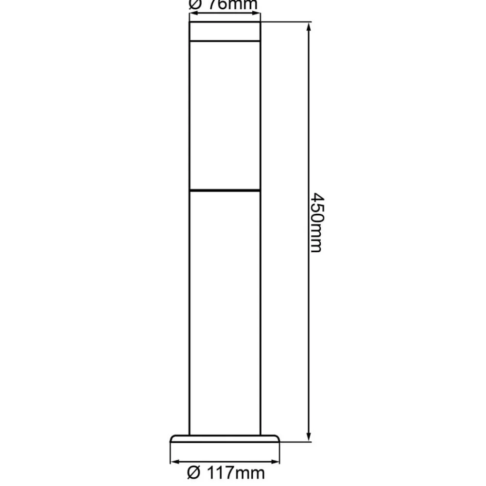 Brilliant Dody sokkellampe, sort, metal, plast, E27