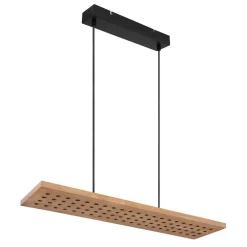 Dolores LED-pendellampe, mat sort/lysebrun^Globo New