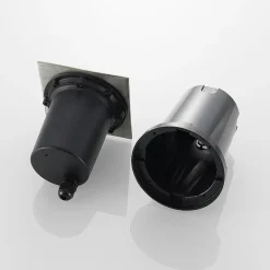 Doris - LED-gulvspot til indbygning, kantet form^Lucande Discount