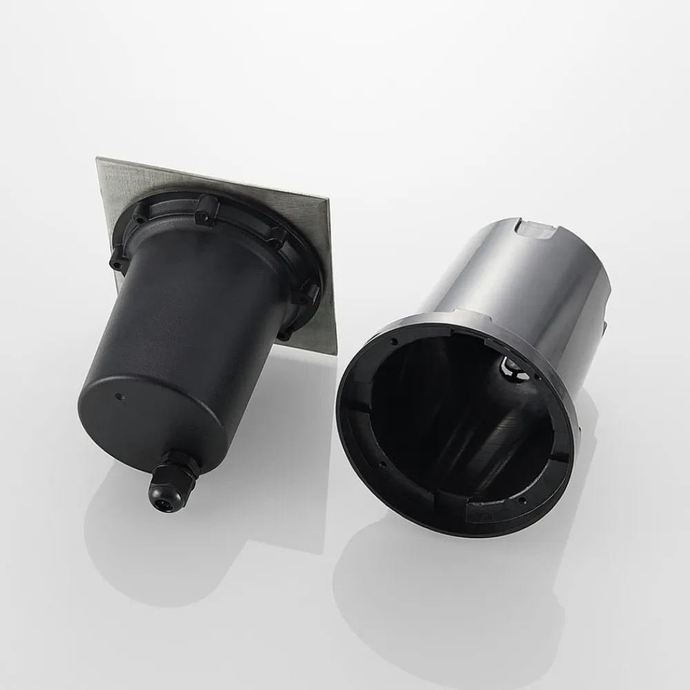 Doris - LED-gulvspot til indbygning, kantet form^Lucande Discount