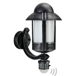 Albert Leuchten Væglampe Med Sensor>Dorothee udendørs væglampe i landlig stil, sort